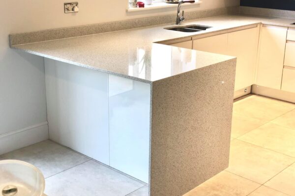 Roktops Worksurfaces LTD | Gallery | Corian Worktops | Corian worktop with a sink